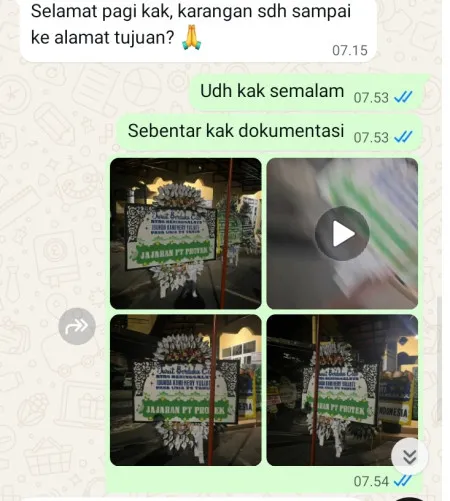 Pengiriman Papan Bunga Selamat Pandanrejo Kaligesing