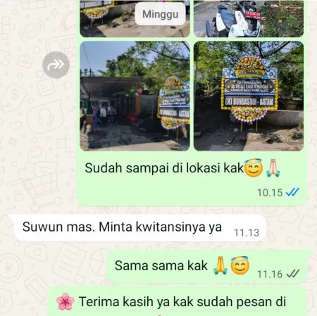 Pengiriman Papan Bunga Duka Pandanrejo Kaligesing
