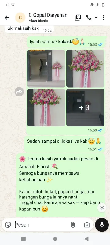Pengiriman Karangan Bunga Pandanrejo Kaligesing